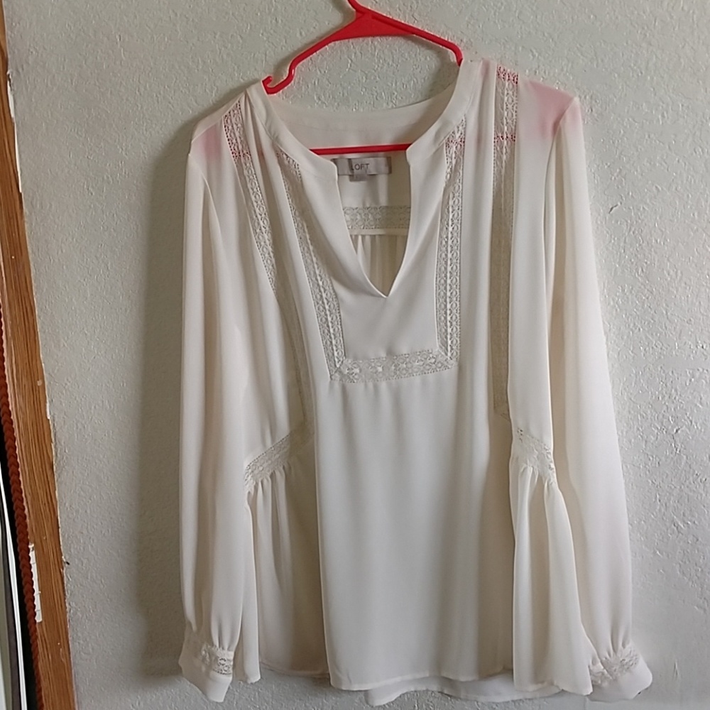 Long sleeve flowy blouse
